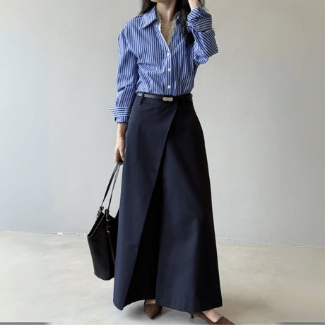 splicing design wide pants　MA1590