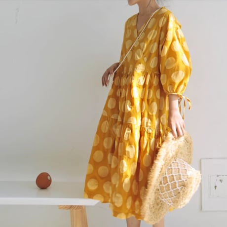 sunshine bubble vdress　MA1555