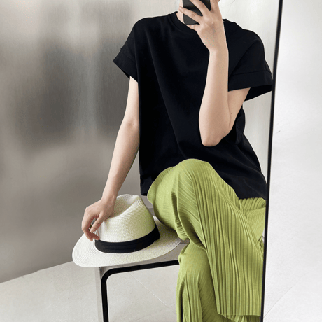 relaxed armhole french sleeve t-shirt　MA1538