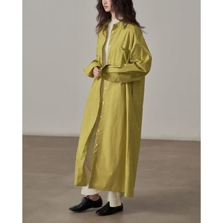 drop shoulder long shirt one piece　MA1379