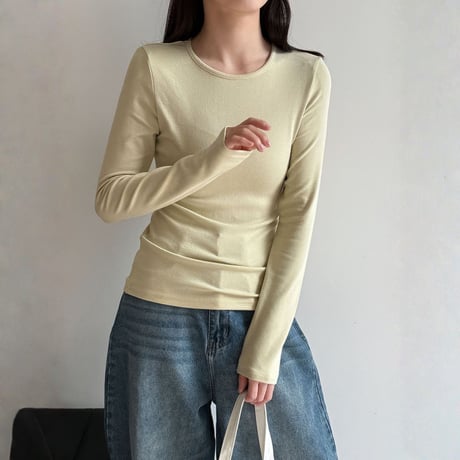 soft stretch long sleeve inner tee　MA1866