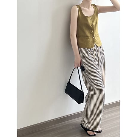 stripe wide-leg pants　MA1103