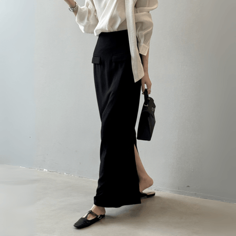 elegant straight tube skirt　MA1593