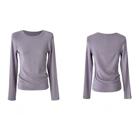 soft stretch long sleeve inner tee　MA1866
