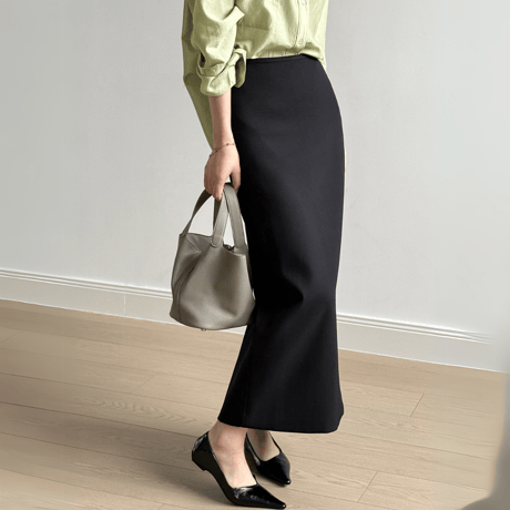 sleek midi skirt　MA1565