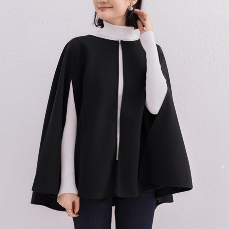 slit sleeve poncho coat　MA1640