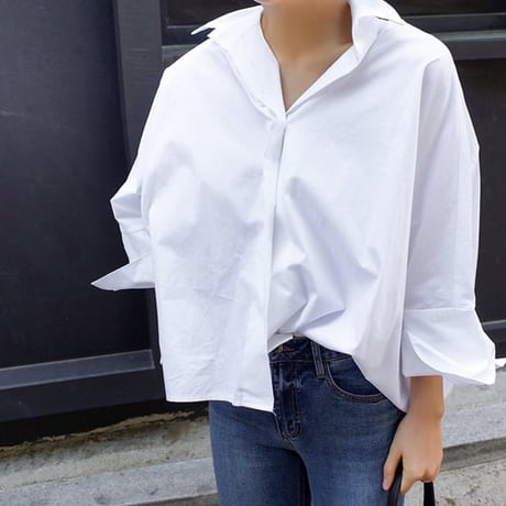 a-line flare shirt　MA1102