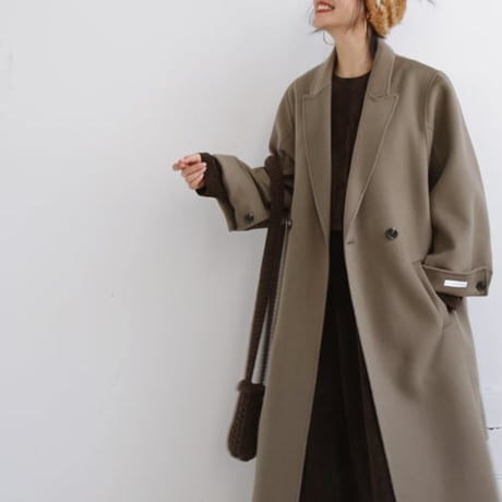 loose silhouette long coat　MA1298