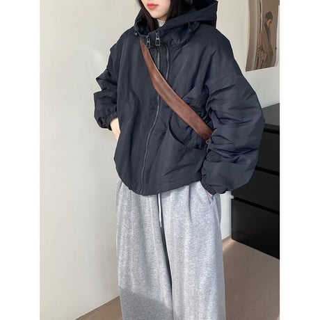 front zip hooded jacket　MA1296