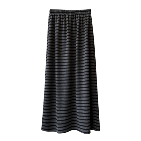 border knit flare skirt　MA1602