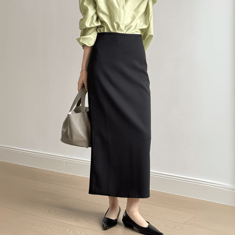 sleek midi skirt　MA1565
