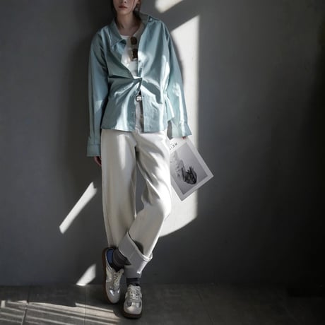 oversize cotton collar shirt　MA1856