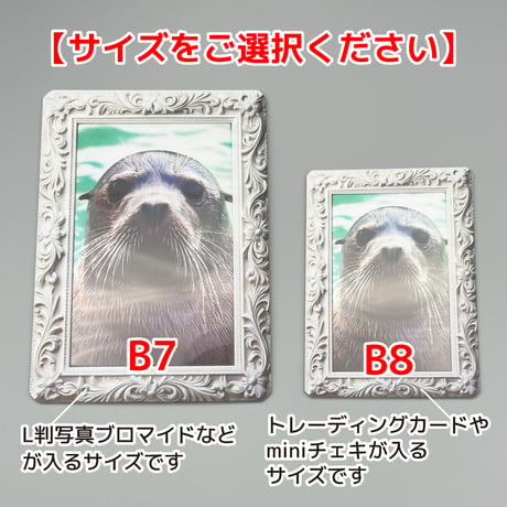 【額縁カードケース】白（ホワイト）