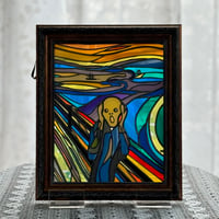 フィルムステンドアート ゴッホ絵画より ～ムンクの叫び～