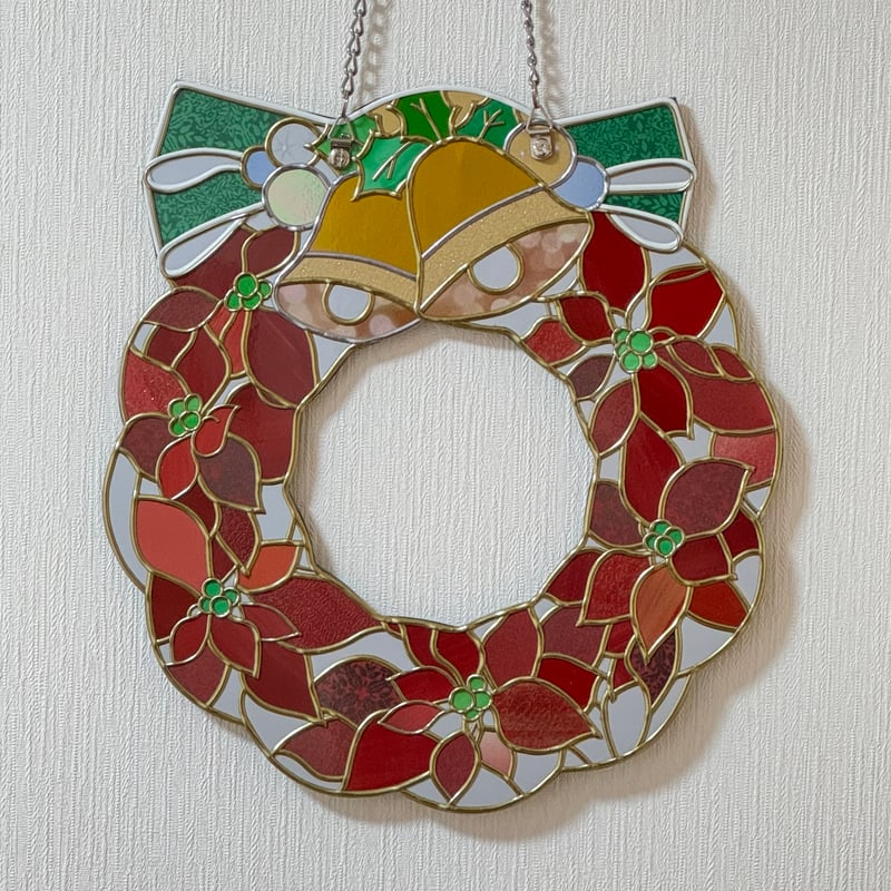 【Xmas*wreathe】クリスマスリース シーグラスアート クリスマスリース】シーグラスアート シーグラス クリスマス飾り