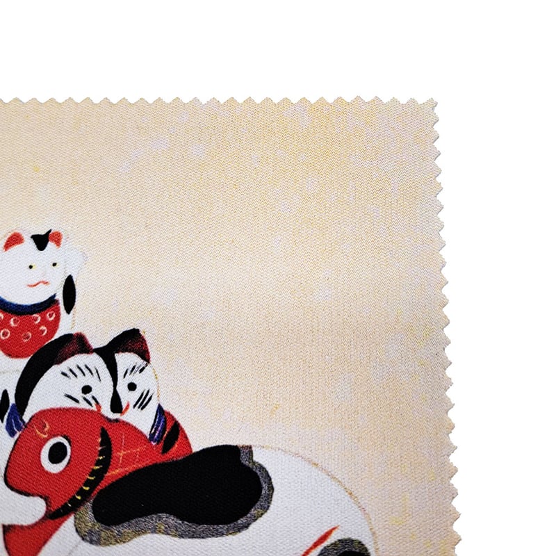 川崎巨泉 猫いろいろ 10cm×15cm マイクロファイバークロス メガネ拭き