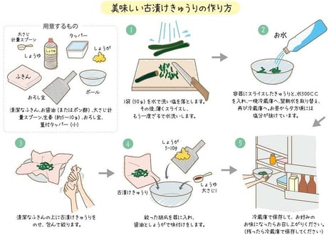 つけものDIY 古漬けきゅうり 50g×4袋セット