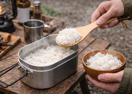 国産檜しゃもじ｜木製しゃもじ カラビナ付き｜キャンプ・BBQ・アウトドア用
