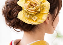 【1点限り】国産檜の花（大） 髪留め・帯どめ｜和装小物・手作り一点もの｜さりげない上質な和のおしゃれ