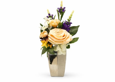 【1点限り】仏壇用モダン仏花アレンジ ― 枯れない供花・お供え花・インテリア仏花 ―