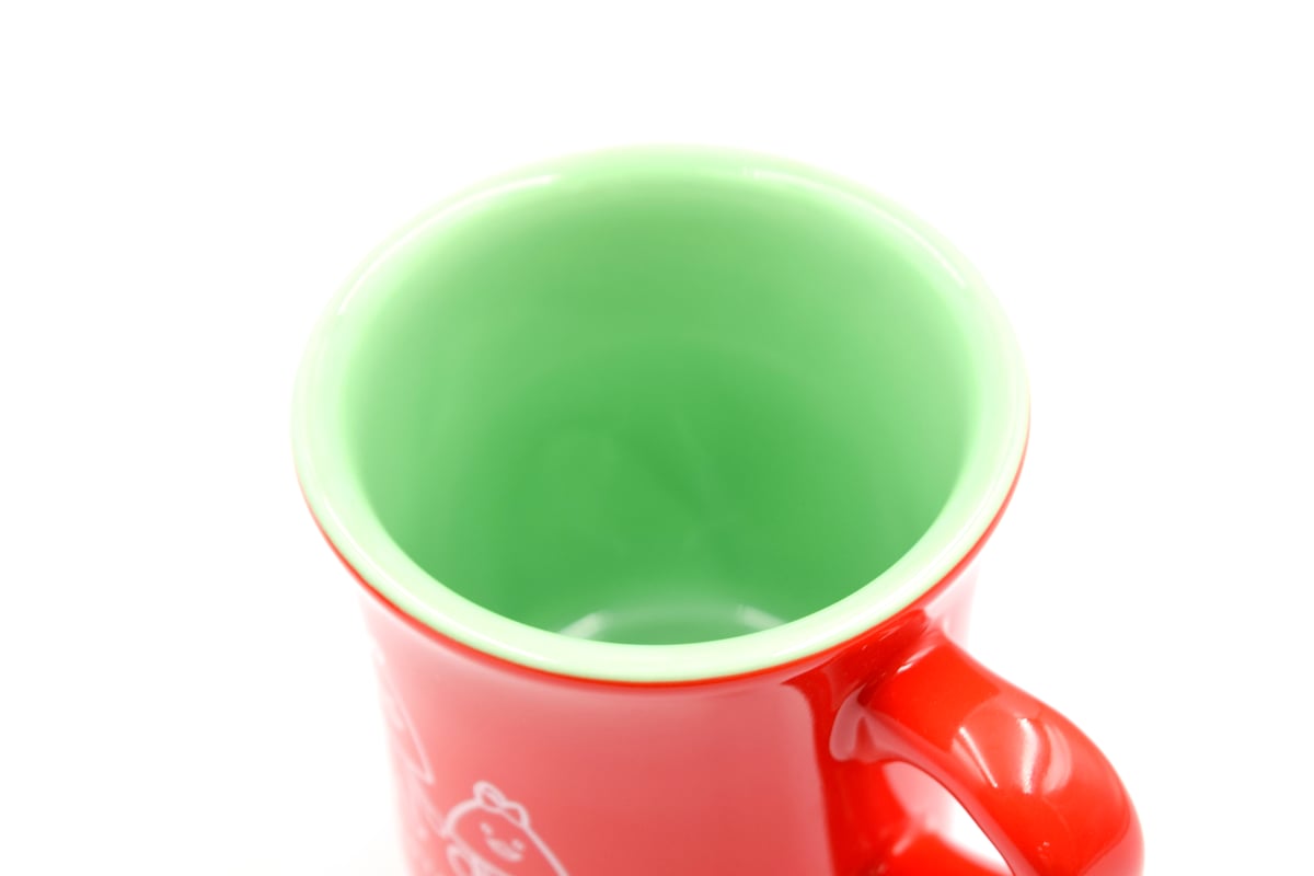 Miwa ito緑と赤のストライプカップ Amazon.co.jp: 赤と緑のストライプ マグカップ 陶器製 おしゃれ 多機能