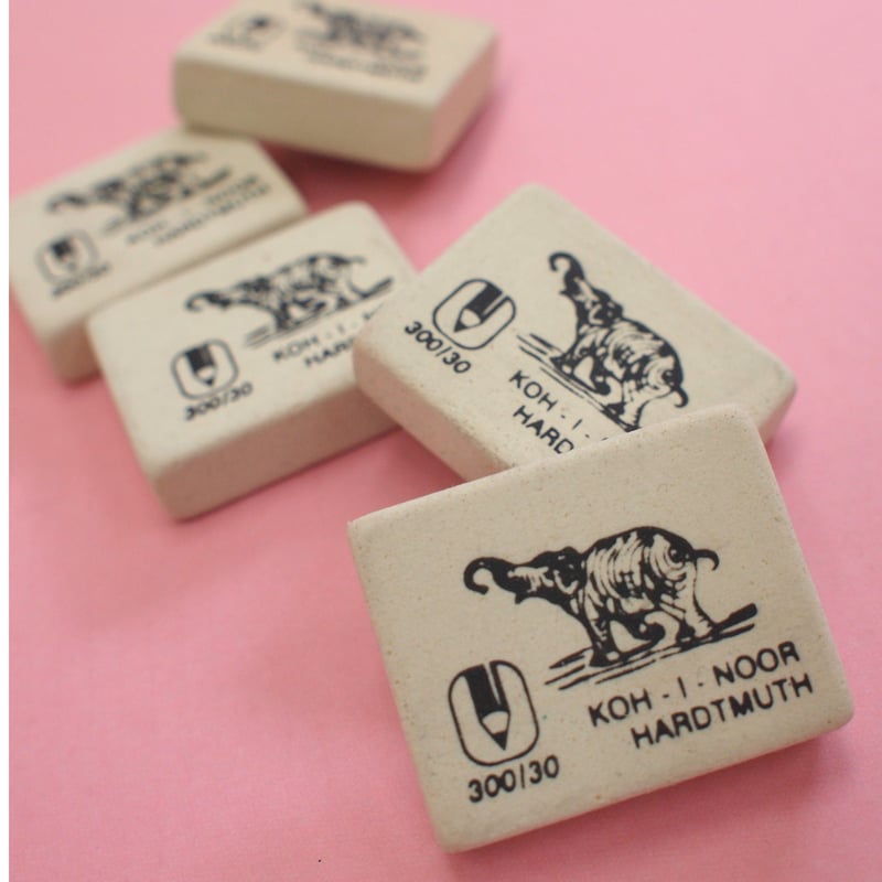 消しゴム5個セット コヒノールKOHI-NOOR | クルールショップ