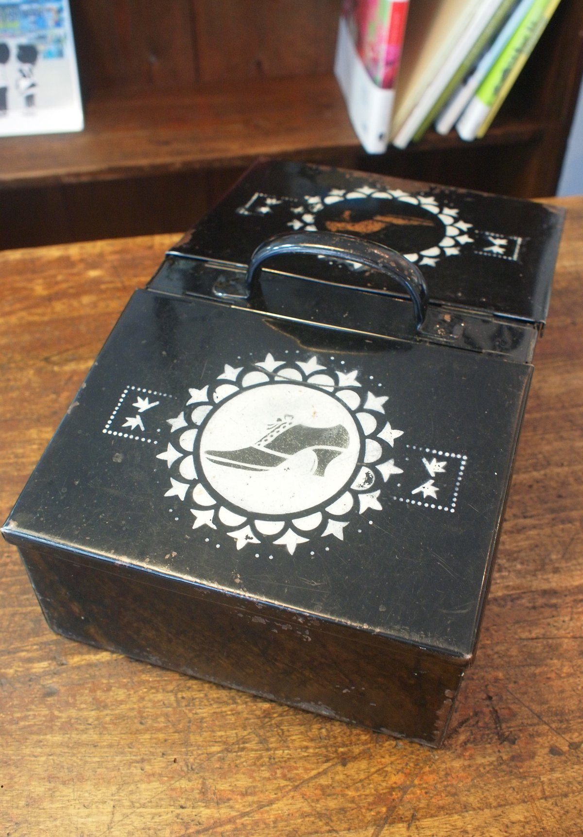 アンティークシューズケアボックス アンティーク シューケアボックス ドイツ製 | クルールショップ