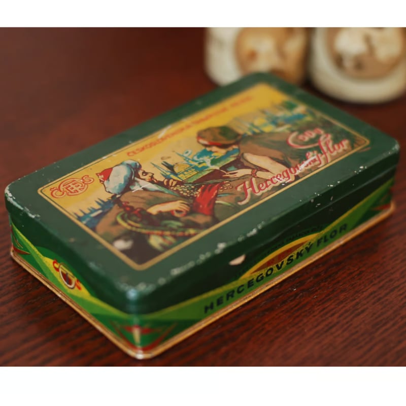 アンティーク缶 シガレットケース | クルールショップ