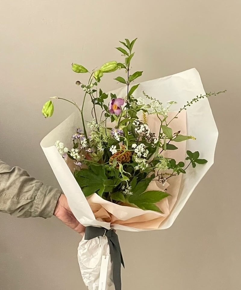 【ミユタン様 花束3種】 季節の花束M | 野道