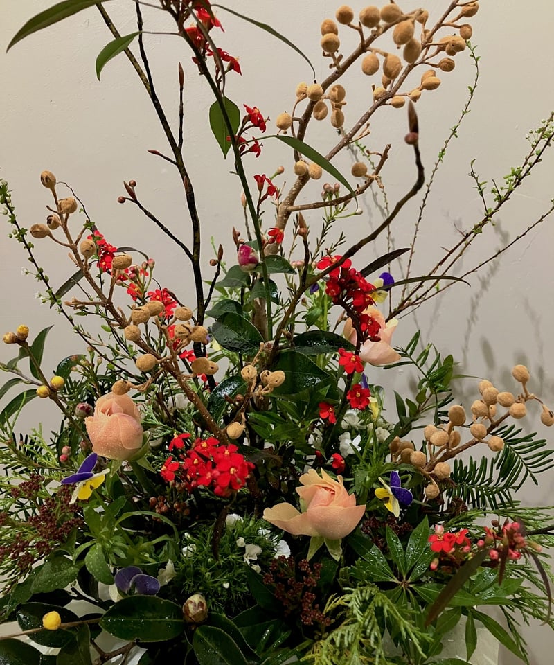 季節のアレンジメントL | 野道