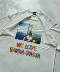 90s "We Love Grandma & Grandpa" Photo T-shirts