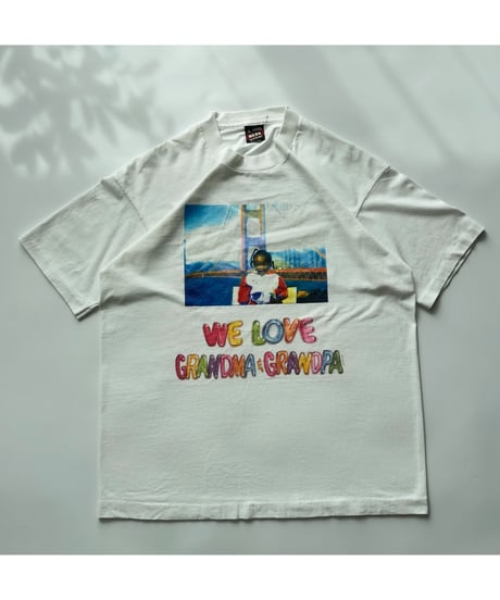 90s "We Love Grandma & Grandpa" Photo T-shirts