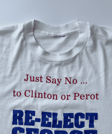 1992s 「RE-ELECT GEORGE BUSH」　T-shirt