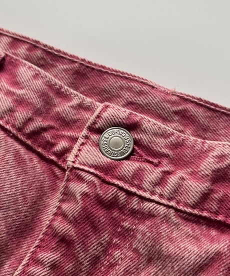 Levi's  569  Chemical wash Pink Denim Shorts