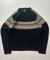 80s~90s GARY REED Rainbow Stripe Knit