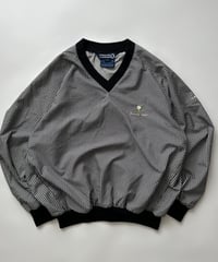 90s Sunderland of Scotland Houndstooth V Neck Pullover