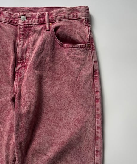 Levi's  569  Chemical wash Pink Denim Shorts