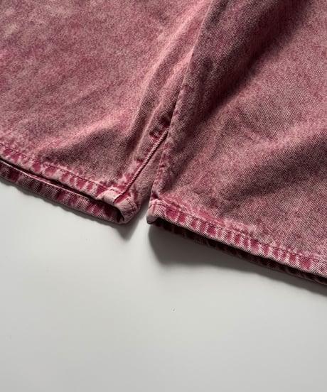 Levi's  569  Chemical wash Pink Denim Shorts
