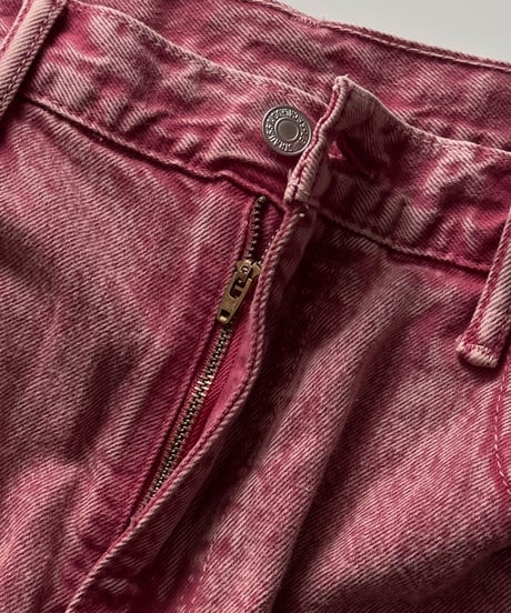 Levi's  569  Chemical wash Pink Denim Shorts