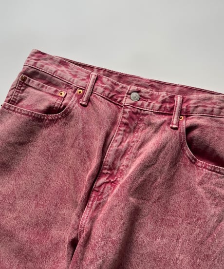Levi's  569  Chemical wash Pink Denim Shorts