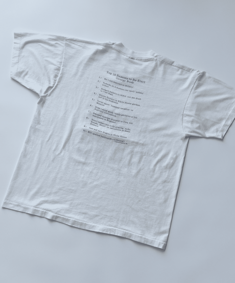 1992s 「RE-ELECT GEORGE BUSH」　T-shirt