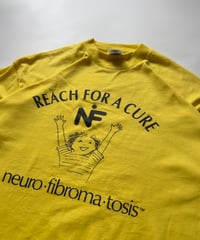 90s~　FRUITS OF THE LOOM “REACH For A Cure” Print T-shirts