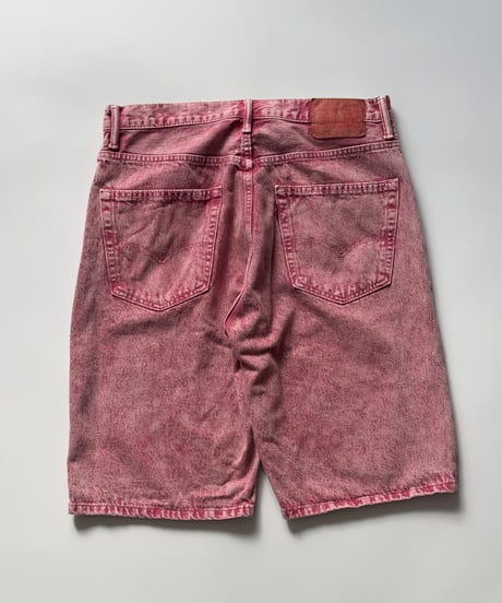 Levi's  569  Chemical wash Pink Denim Shorts