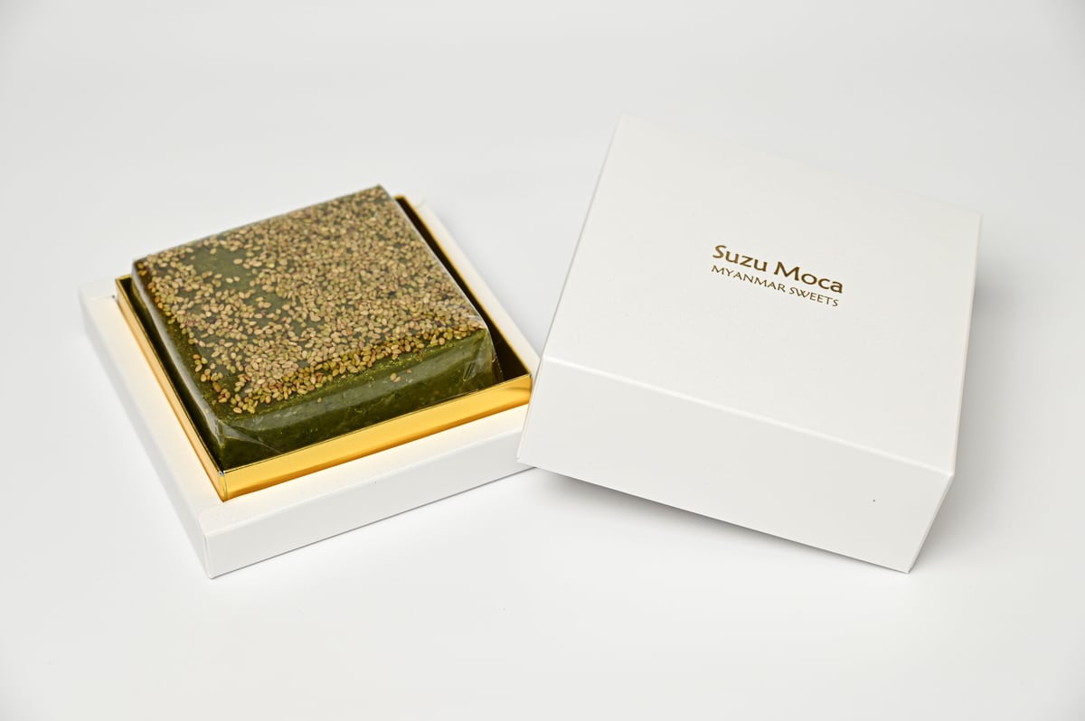 まっちゃ。 抹茶シュエチー Baked Sweets | Suzu Moca Myanmar Sweets