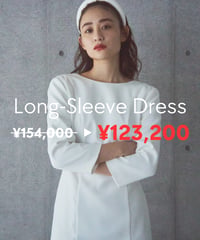 【ロングスリーブドレス・20％OFF】