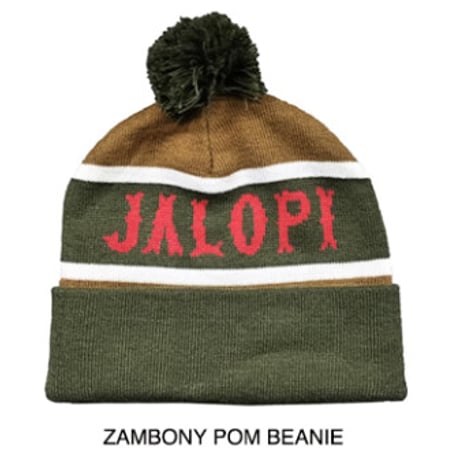JALOPI SKATE CO. ZAMBONY POM BEANIE | VANILLA O