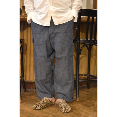 ARAN/CZパンツ８ozムラ糸シャンブレー / インディゴ