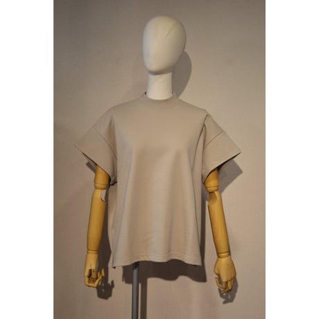 comm.arch.womens/ Air Spinned Cotton Mock S/S Tee/ Chino