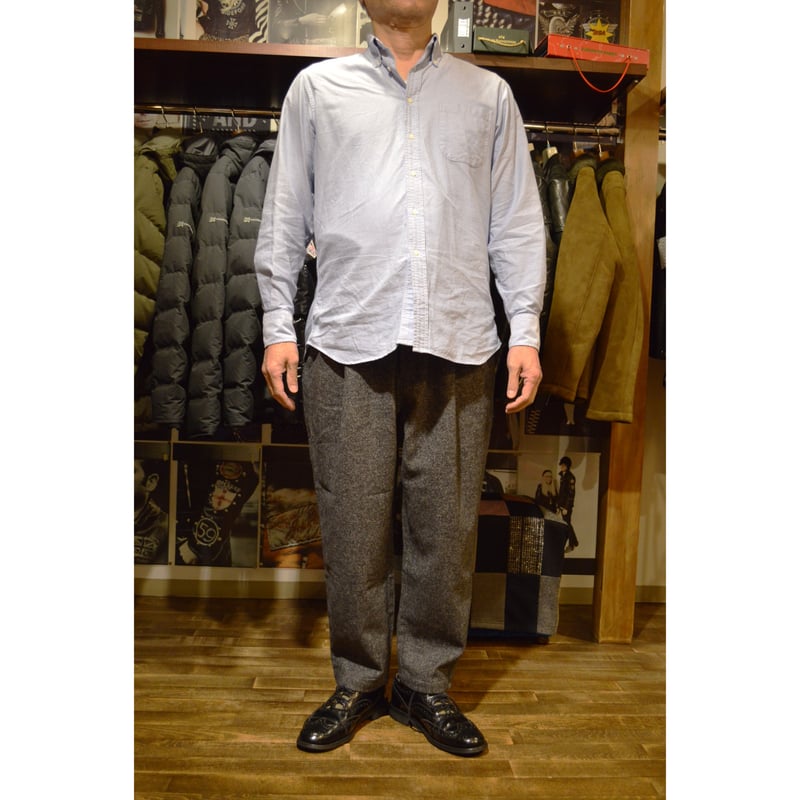 STILL BY HAND/ PT02254シルクネップウールテーパードパンツ グレー | e