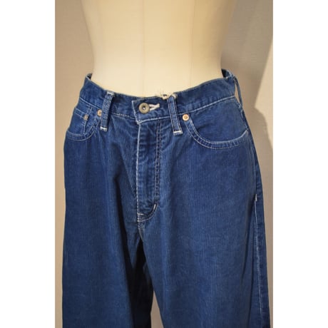 Sanca/サンカ　INDIGO CORD ５P WIDE FIT/ INDIGO